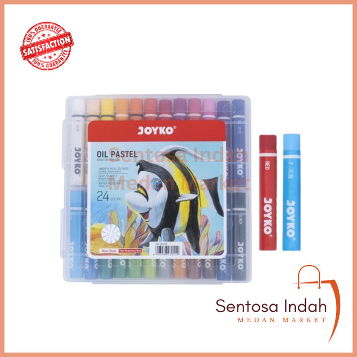 

Joyko Crayon Oil Pastel OP-24S / Krayon Minyak Joyko 24 Warna