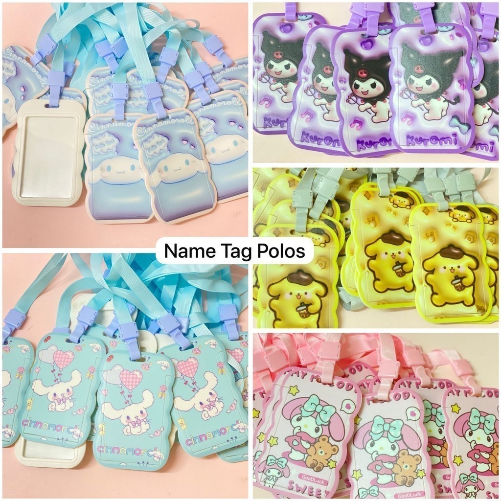 

Kartun Sanrio gantungan name tag ID Card Holder / Gantungan Kartu Nama / Tali ID Card / Tempat Kartu ID Card holder gantung leher