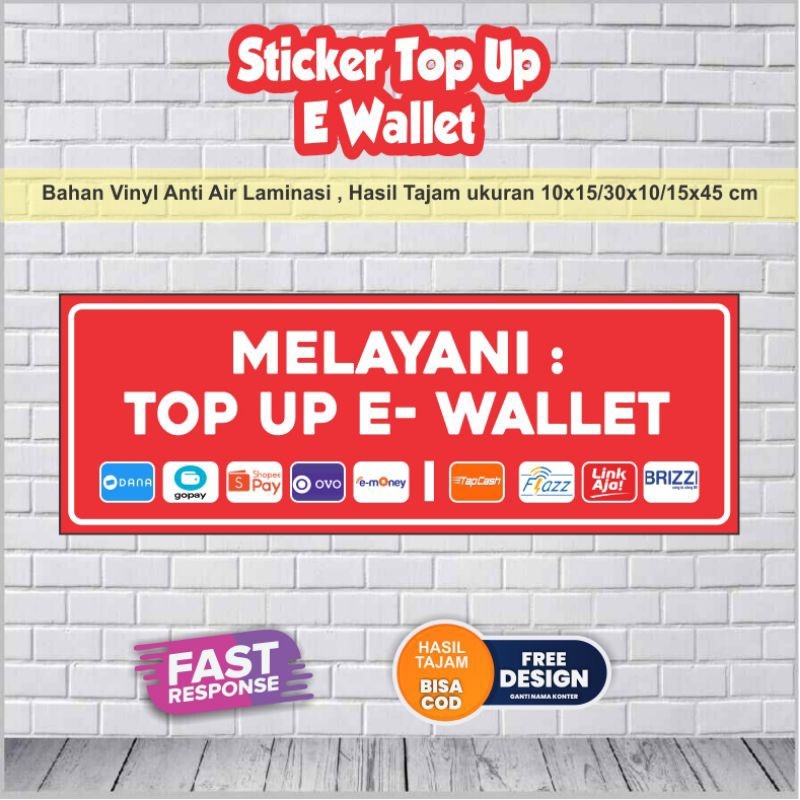 

Sticker Topup E wallet ulipro