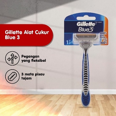 Gillette Blue 3 Pisau Alat Cukur
