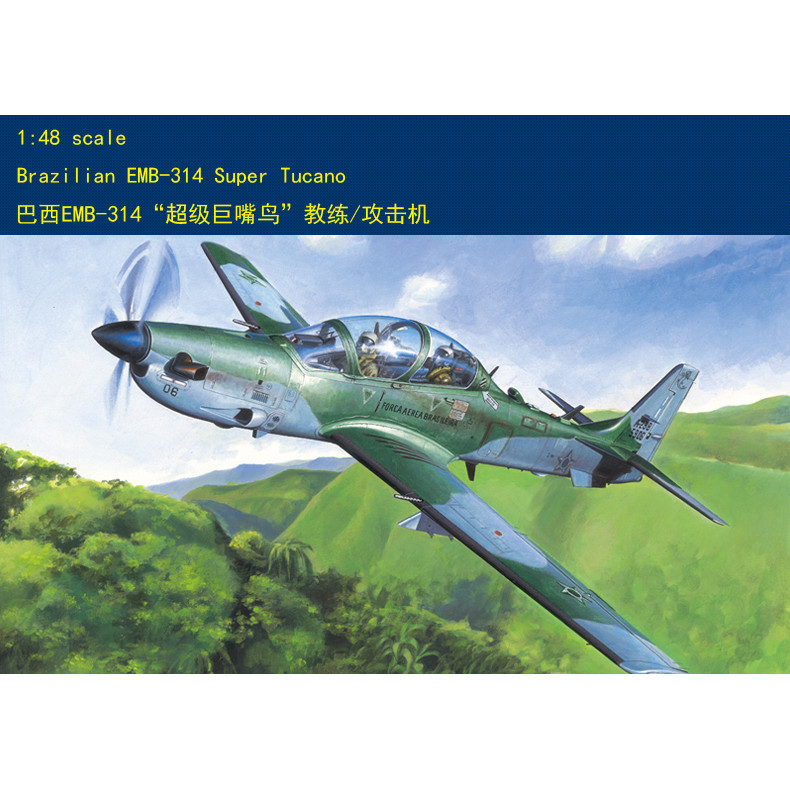 Hobby Boss 81727 1/48 Brazilian EMB-314 Super Tucano hobbyboss trumpeter