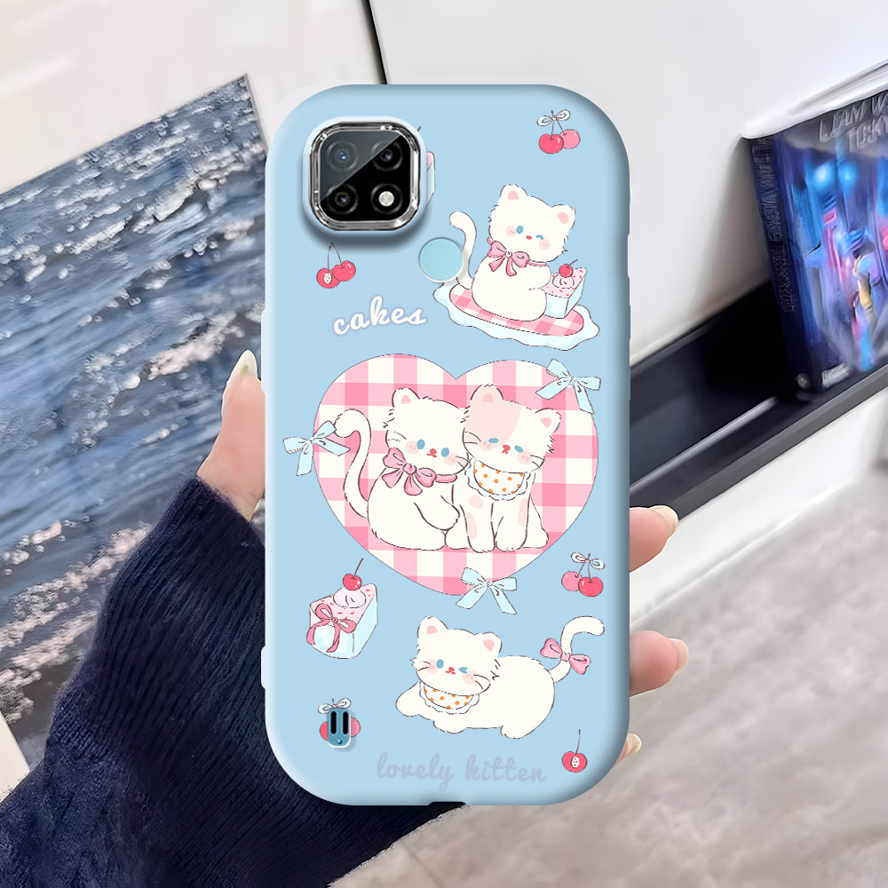 Realme C21 Untuk Lokal Stock Phone Case Hp Casing Softcase Kesing Cassing Soft Sofcase Cat 4581
