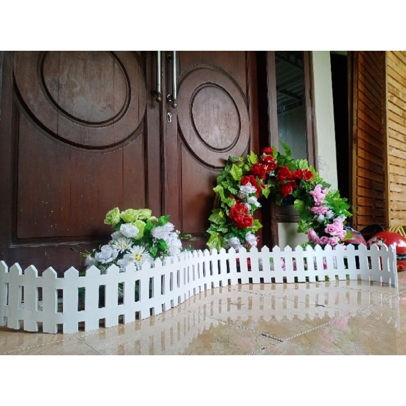 PROMO Pagar pojok baca -+220 pagar perpustakaan pagar dekorasi pagar elastis pagar pembatas TK pagar