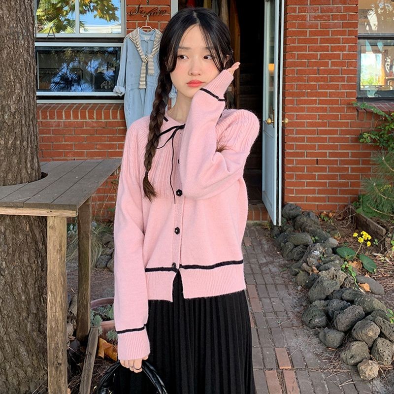 Sweater Cardigan Lucu Cardigan Rajut Crop Polos Cardigan Import Knit Cardigan Rajut Korea Outer Card