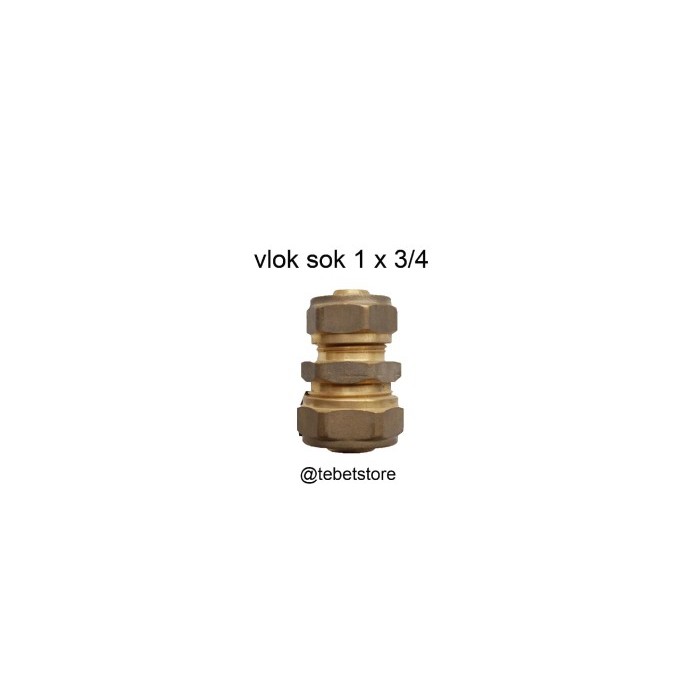 SAMBUNGAN SELANG AIR PANAS : VLOK SOK 1 x 3/4 INCH MERK RIFENG