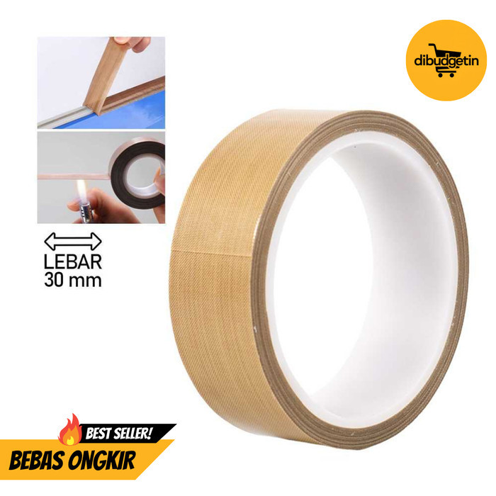 

Tape Lakban PTFE Heat High Temperature Adhesive 10M - TF10M