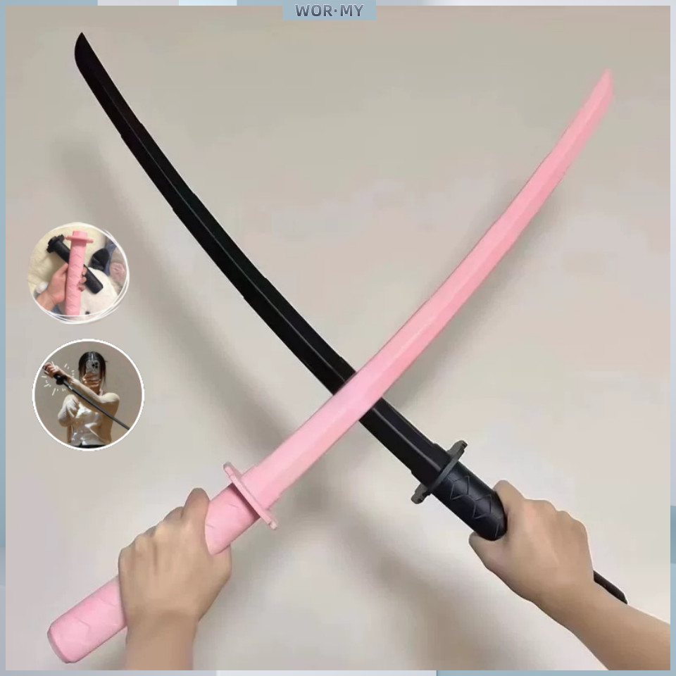 【WOR·MY】Mainan PEDANG LIPAT mainan pisau gravity knife pedang komatsu samurai katana 3D