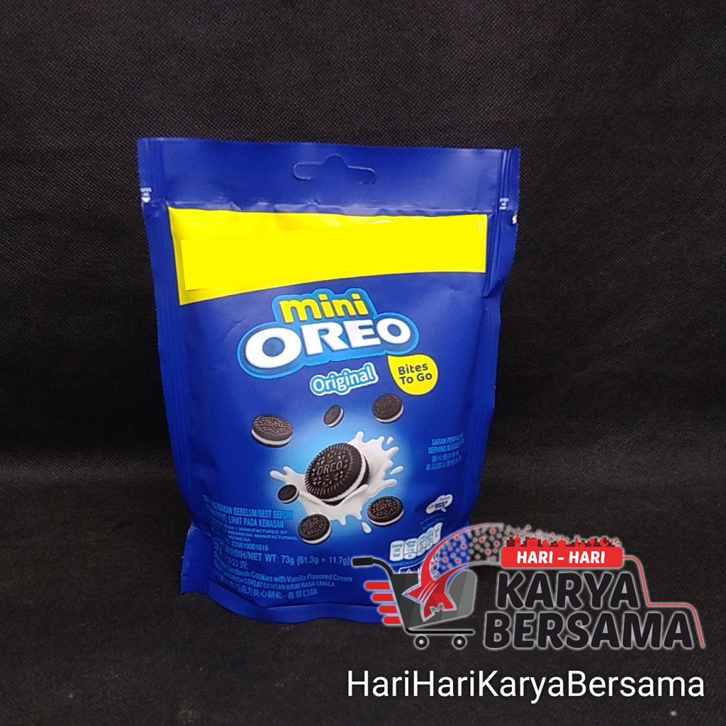 

BISKUIT OREO MINI BITES TO GO KRIM VANILA 61.3GR