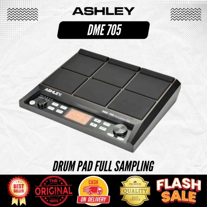 Drum Pad Ashley DME 705 Full Sampling Original Produk