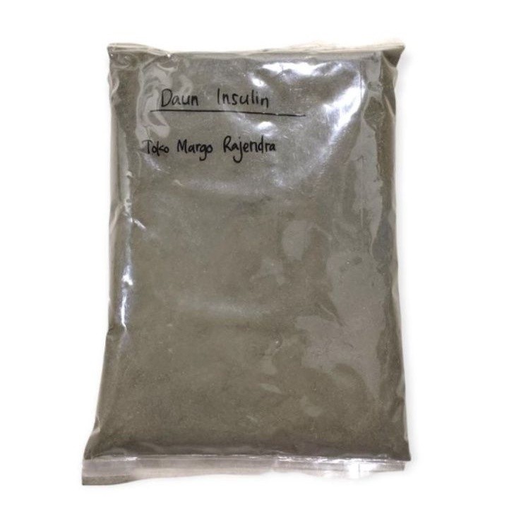 

Bubuk Serbuk Daun Insulin 500 Gram Daun Kering