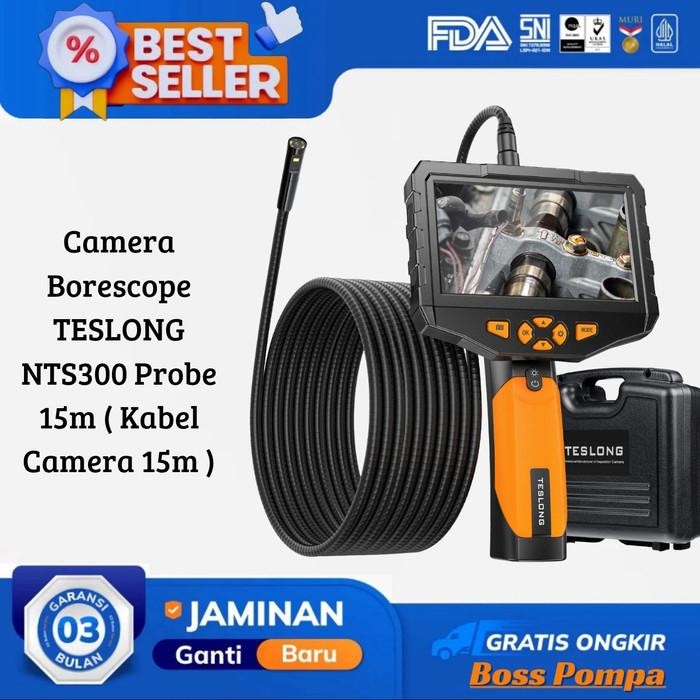 Endoscope Borescope Camera NTS 300/NTS-300/NTS300 Kabel 15M dan 5M - 5 meter