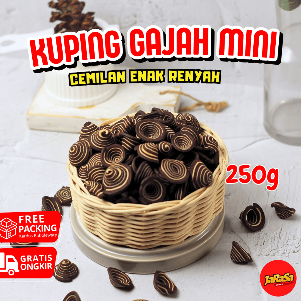 

KUPING GAJAH MINI 250 GRAM CEMILAN SNACK