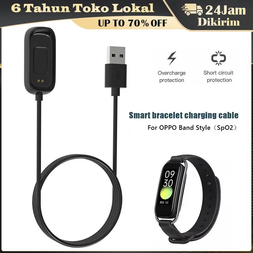 Kabel Charger Magnetik OPPO Band 30/100cm Kompatibel Band Style, OPPO Band 1, OnePlus Band - USB Cha
