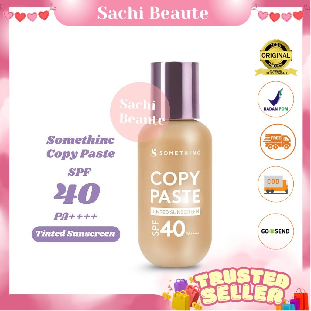 SOMETHINC Copy Paste Tinted Sunscreen SPF 40 PA++++ Alas Bedak Bpom