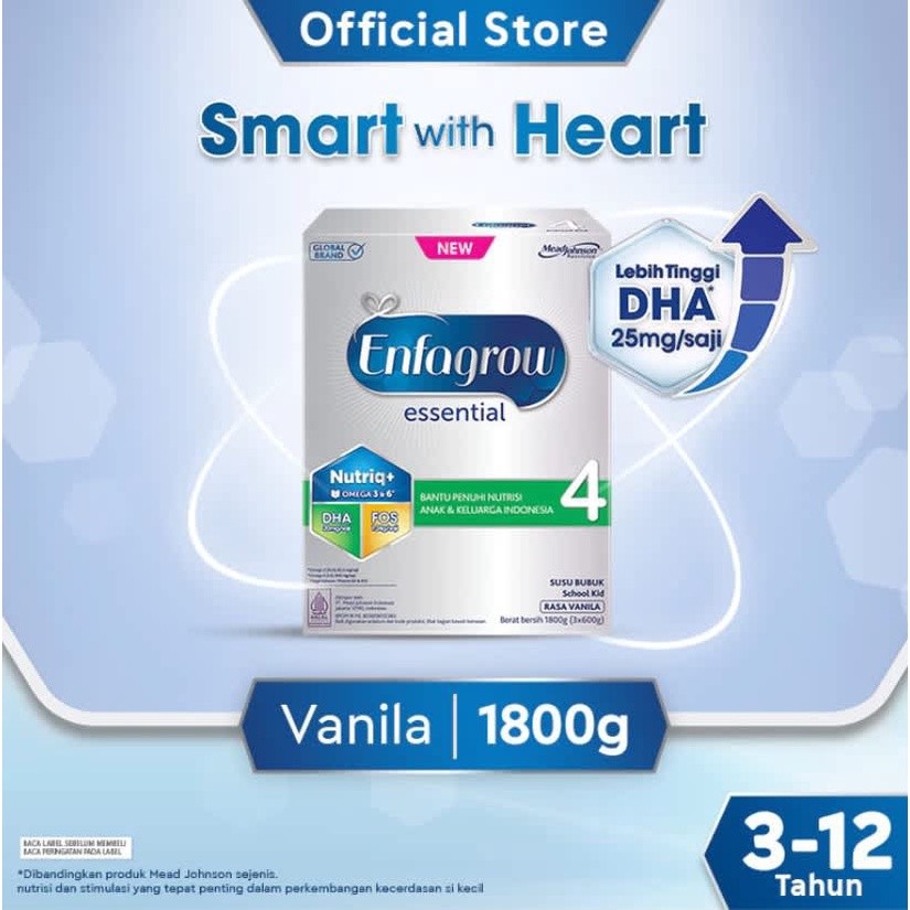 ENFAGROW ESSENTIAL 4 VANILA 1800GR - RAJA SUSU Premium