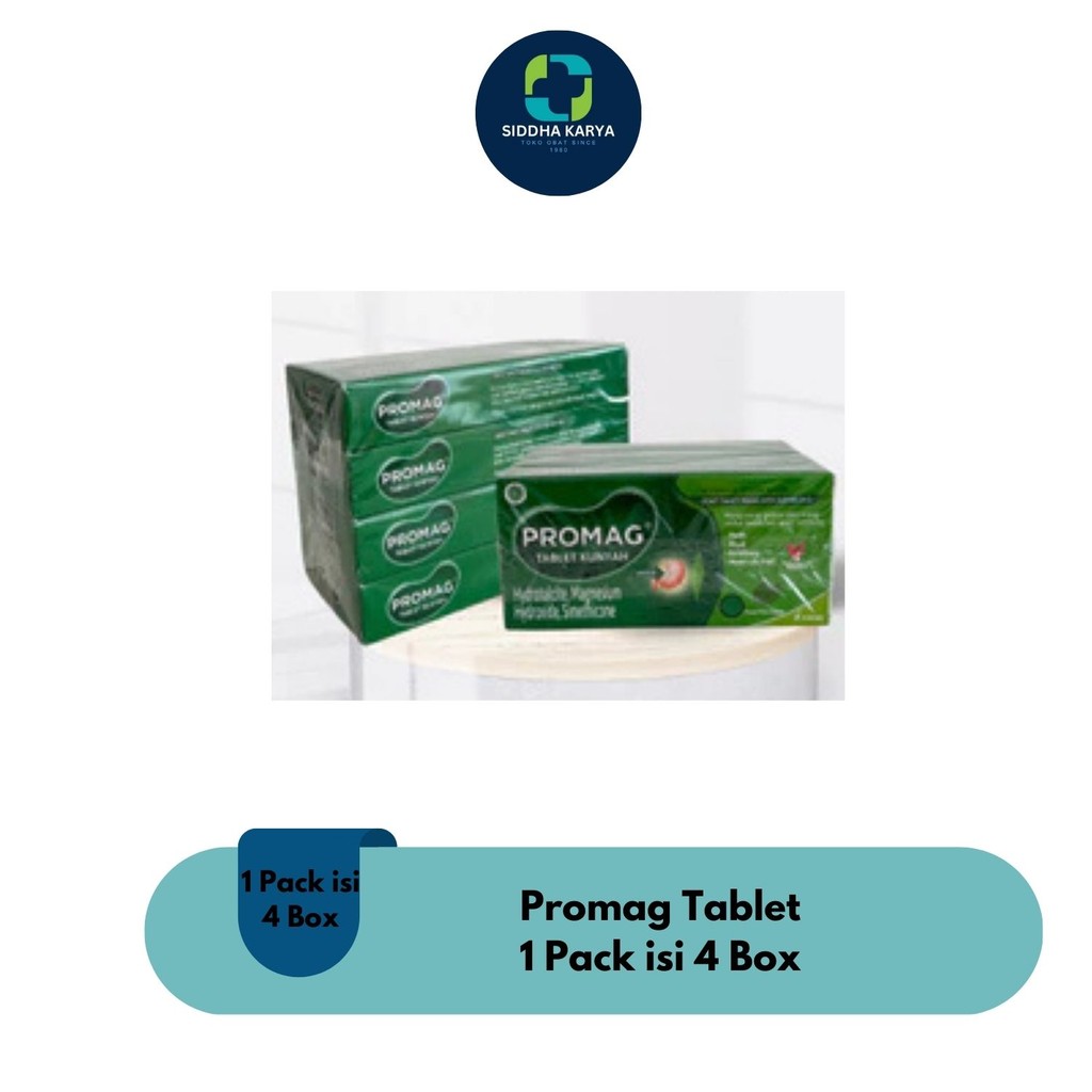 Promag Tablet 1 Pack isi 4 Kotak