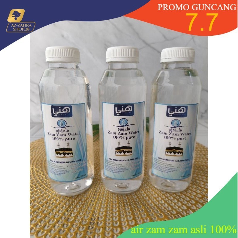

Az-zahra_Shop.28 Airzam Zam Botol 500 ml Airzam Zam Asli 100%.