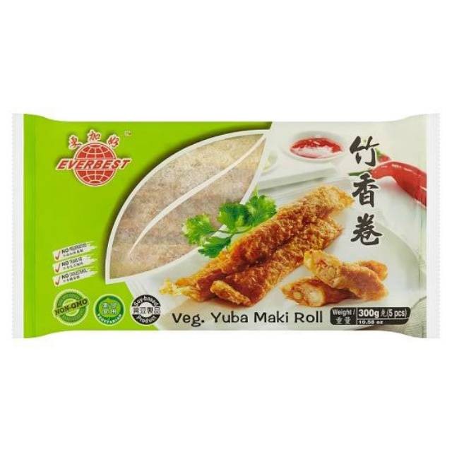 

Everbest yuba maki roll Vegetarian / lumpia udang seafood Vegetarian
