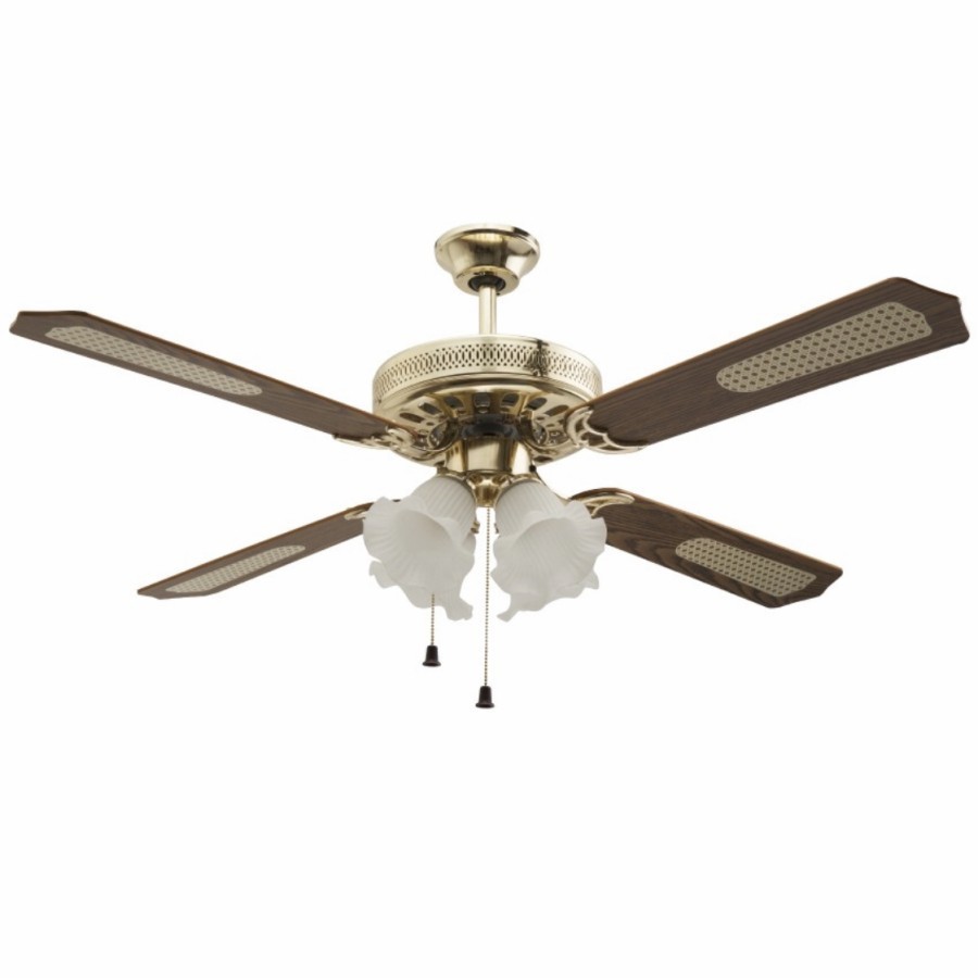 [ LIGHTCO INDONESIA ] Ceiling Fan Uchida Maspion CF127 4lampu / kipas angin baling baling