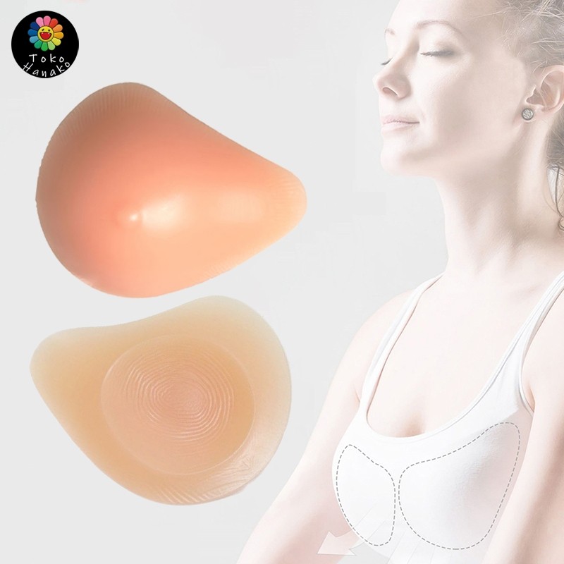 1 Buah Payudara Palsu Spiral Silicone Silikon Bra Mastektomi Silikon Bra Mastektomi Insert Pad Penyu