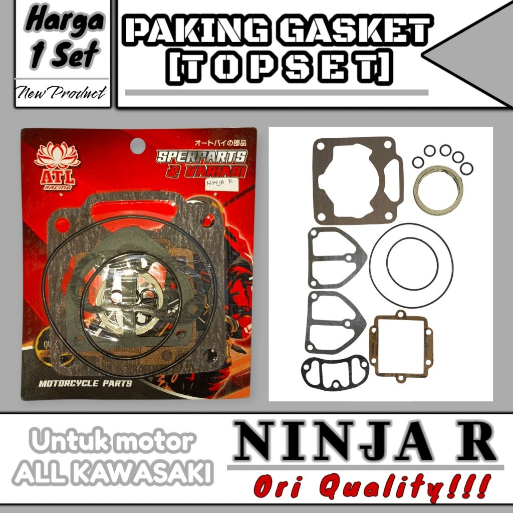 Paking Top set atl racing top set kawasaki ninja R paking gasket set