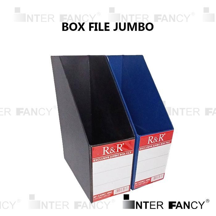 

Box File Plastik Lipat, Kotak, Folder, Organiser merk RR, berfungsi untuk menyimpan dokumen majalah, buku, brosur dengan rapi. Ukuran Jumbo