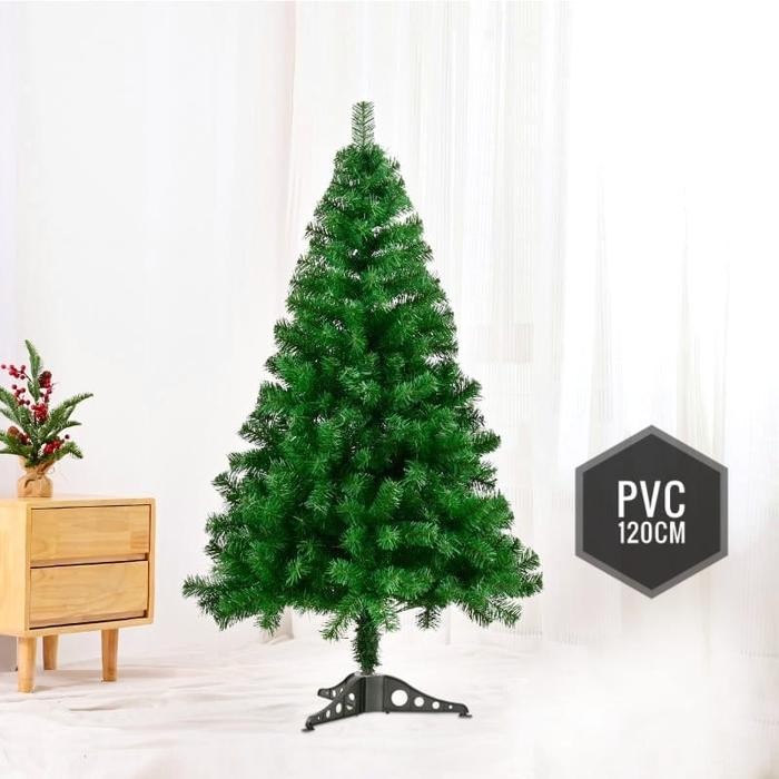 sale[180cm] Pohon Natal Christmas Tree Besar Pohon Cemara - PVC Tinggi120cmterlaris