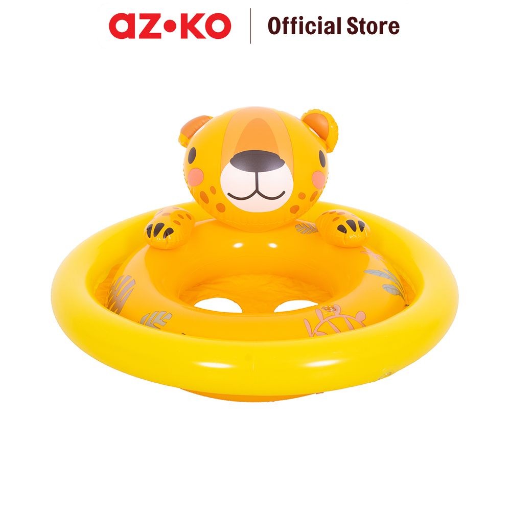 AZKO Berwyn Ban Renang Bayi Leopard - Kuning Swim Ring For Baby Floating Rings Pelampung Anak Tube B