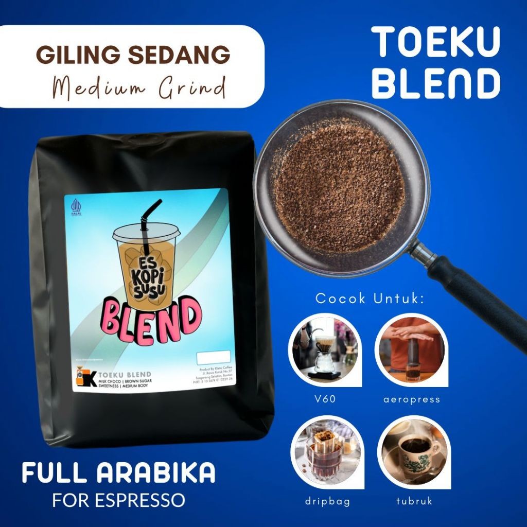 

JAMIN MURAH !!!Kieta Roastery - Biji Kopi Toeku Blend 100% Arabika Untuk Kopi Susu 200g / Bubuk Arabica Roasted Coffee Bean House Blend(BISA LANGSUNG ORDER)