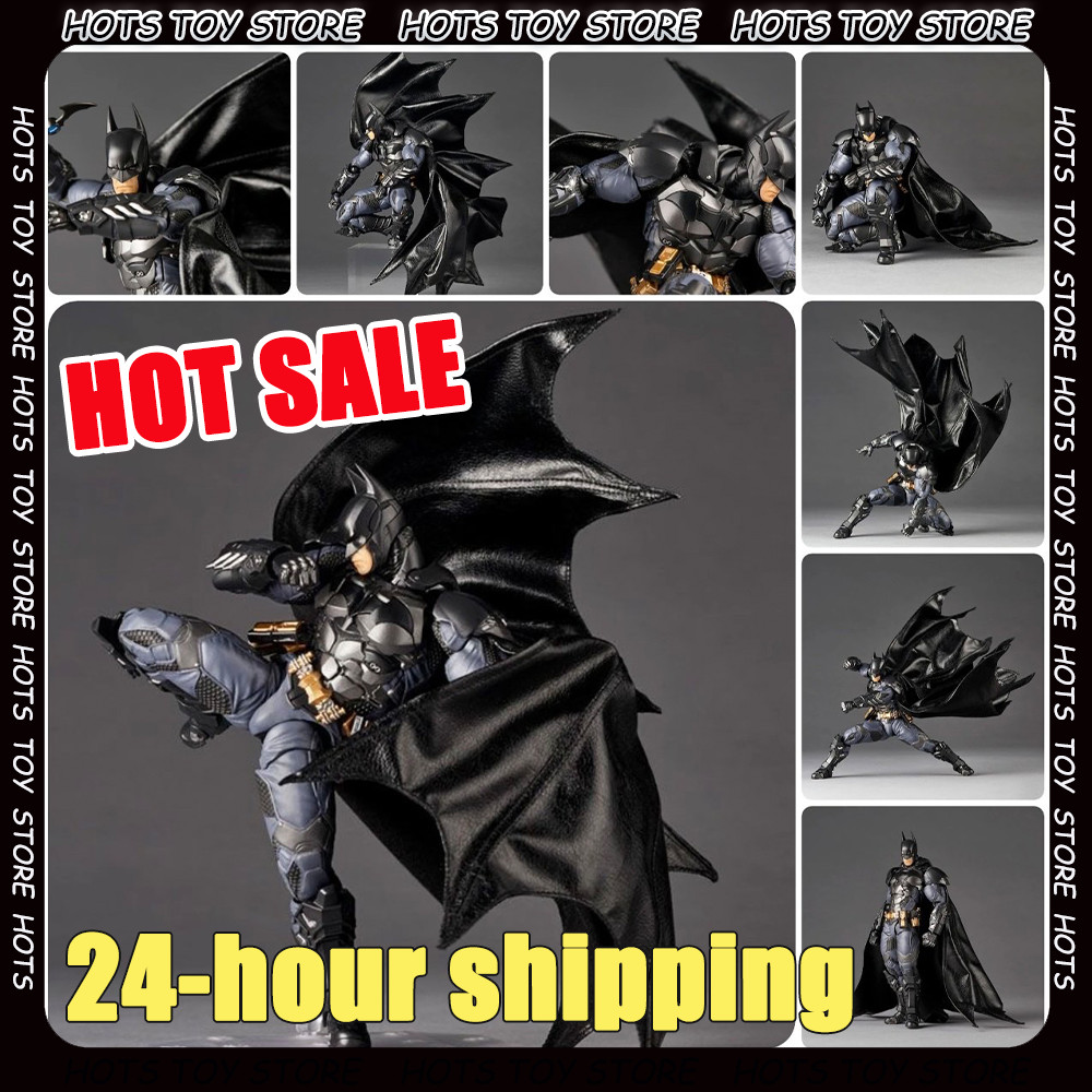 NEW Kaiyodo Batman Arkham Knight Amazing Yamaguchi Revoltech NR038 Batman in Stock Anime Action Coll
