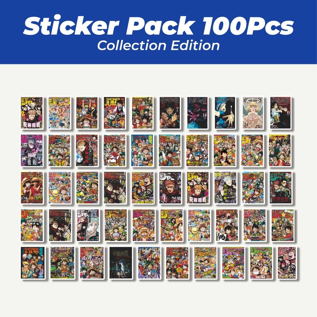 

Hot Stiker Anime Shonen Lucu Anti Air Stikers Berperekat Waterproof Sticker Decal Buat Motor Helm Buku Journal Koper Casing HP Laptop Botol Minum