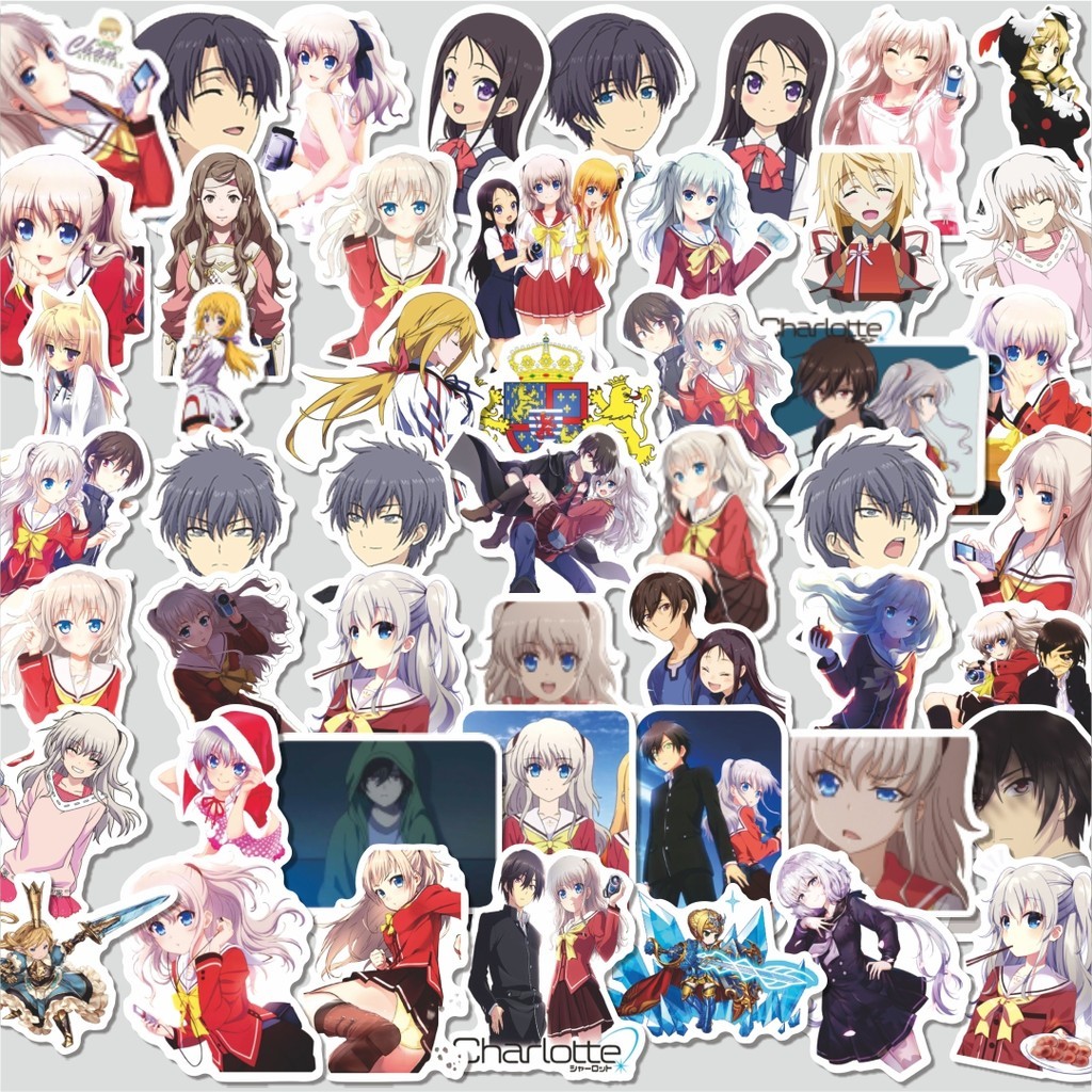 

Stiker Cutting Pack Sticker Anime Charlotte Isi 100Pcs Series Aesthetic Lucu Keren Untuk Koper Bahan Vynil