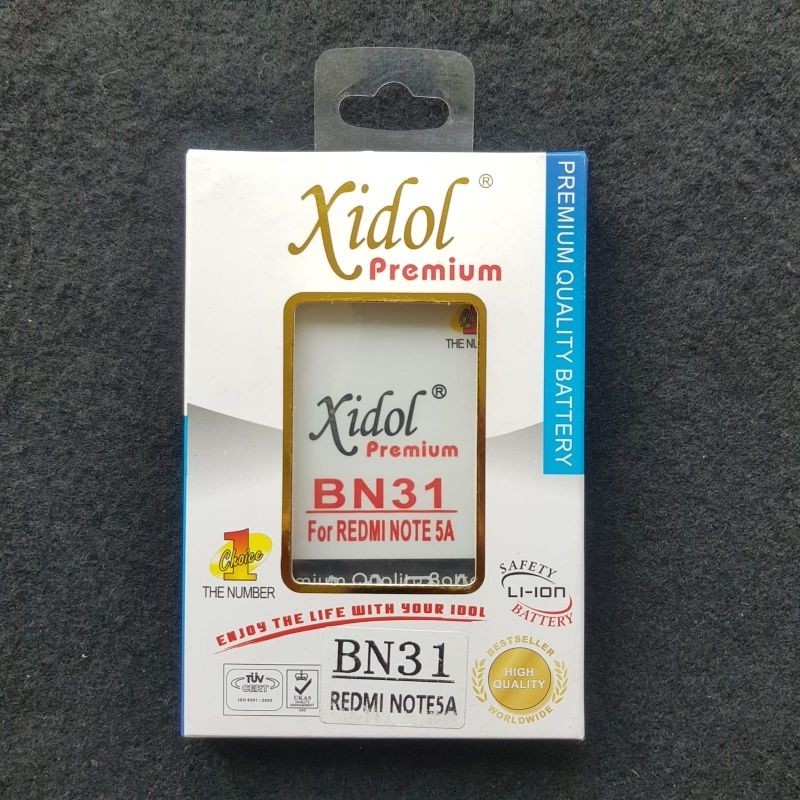 Baterai IDOL XIDOL XIAOMI REDMI NOTE 5A Mi A1 Mi 5X BN31 BATRE PREMIUM