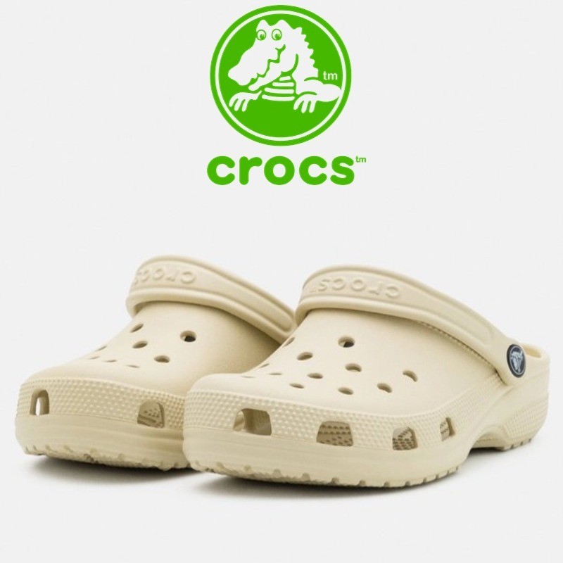 [COD] 100% ORIGINAL CROCS UNISEX CLASSIC CLOG- Bone / Sandal Crocs Classic Clog