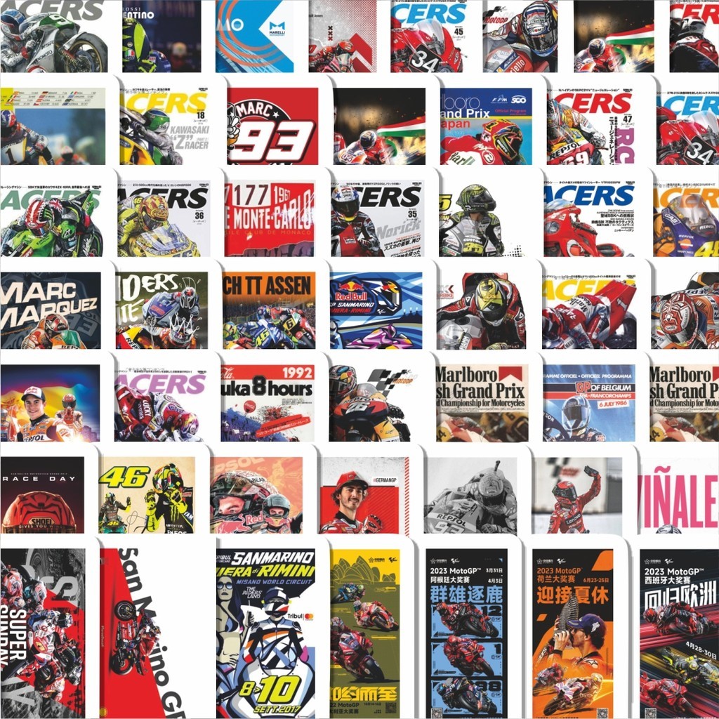 

Stiker Cutting Pack Stiker Motor GP Isi 100Pcs Series Aesthetic Lucu Keren Untuk Koper Bahan Vynil