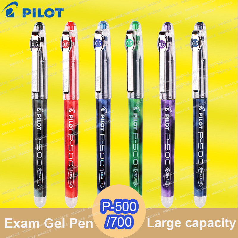 

PILOT Gel Pen P500/700 High-capacity Direct-liquid Ink Student Taking Notes Exam Pens Pretty High Value 100% Japanese Stationery