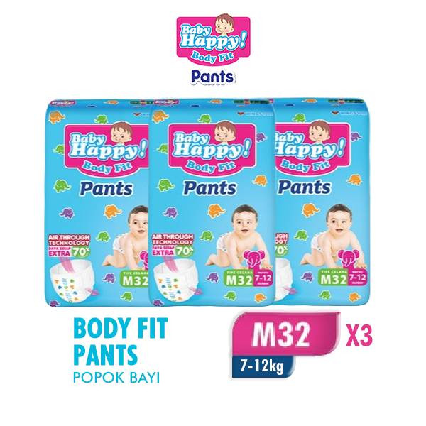 

Baby Happy Pants Popok Bayi Celana M 32x3 Cepat Kering