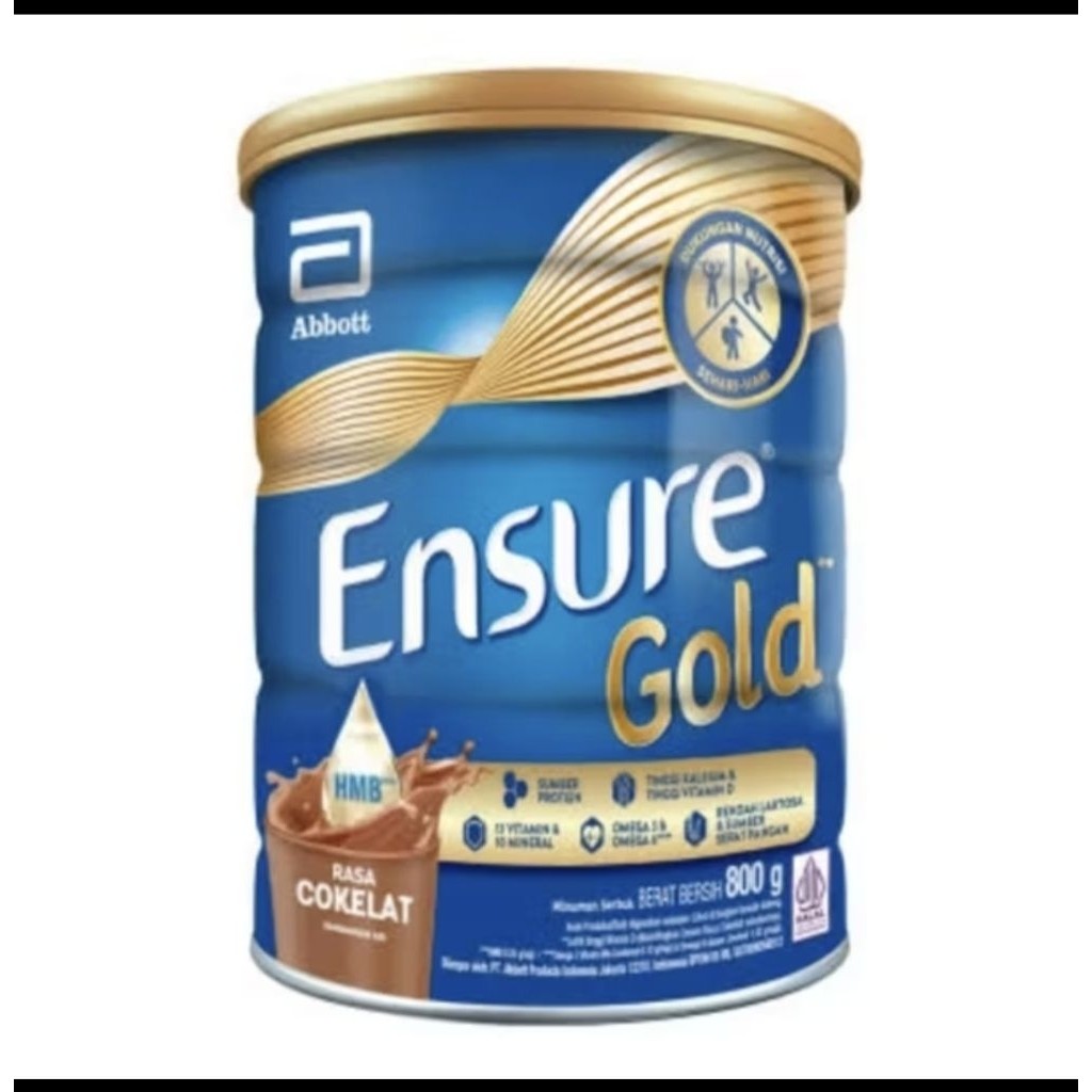 

New Ensure Gold HMB Vanila Coklat 800 GRAM/850GR/900GRPremium