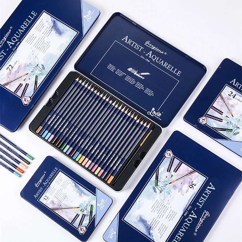 

Professional Drawing Color Pencils 12/36/48/72/120 Colour Pencil Set Wooden Colored Pencil for Watercolor Painting Drawing Sets