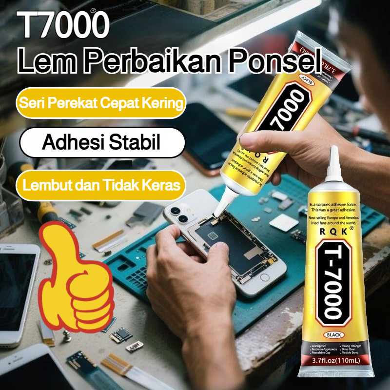 ⚡【HARGA GROSIR】Lem Perekat Super Kuat Hitam - Perekat Universal Untuk Perbaikan HP, Plastik, Karet D