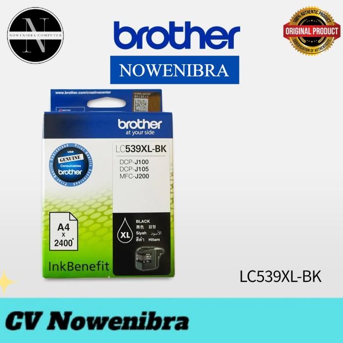 Brother Mono Ink Benefit LC539XL-BK - Tinta Brother LC539XL BK