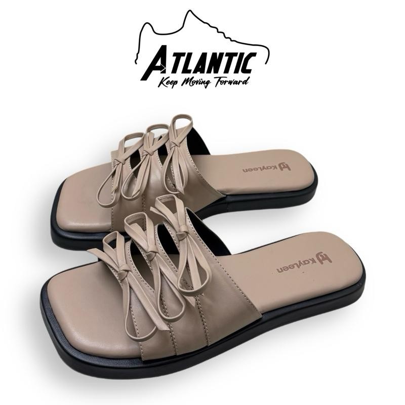 ATLANTIC Sandal Wanita Big Size 37-44 Platform Slip On Sol Karet
