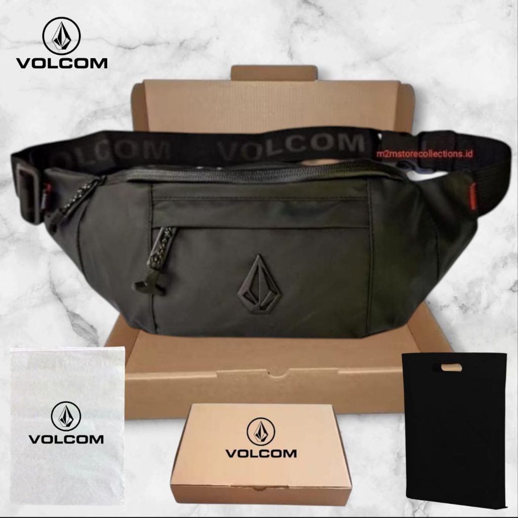 CF45RT VOLCOM TAS VOLCOM TAS SELEMPANG VOLCOM WAISTBAG VOLCOM TAS PINGGANG VOLCOM WATERPROOF LOGO BE