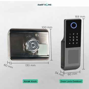

Smart Door Lock Fingerprint Password Swipe Card Waterproof - G23 - Single Sided Sale