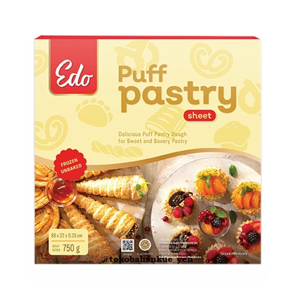 

Edo Puff Pastry Sheet 750gr