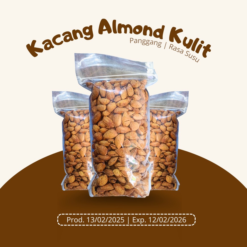 

KACANG ALMOND SELMA - ROASTED MILK FLAVOUR