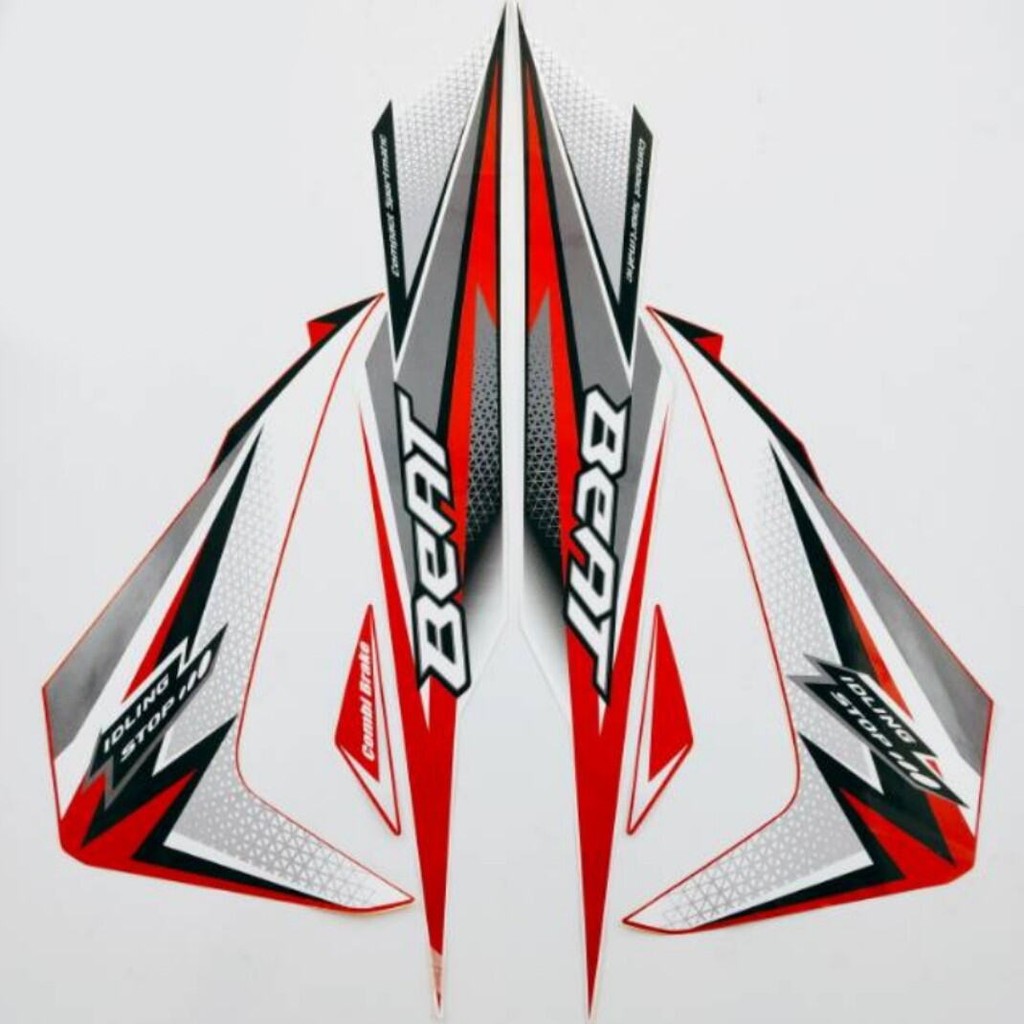 Striping Ori body Honda Beat 2018 fi esp cbs iss 2018 stiker bawaan original honda beat