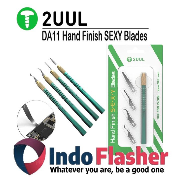2UUL DA11 Hand Finish SEXY Blades Set PCB Pisau Congkel IC EMMC CPU