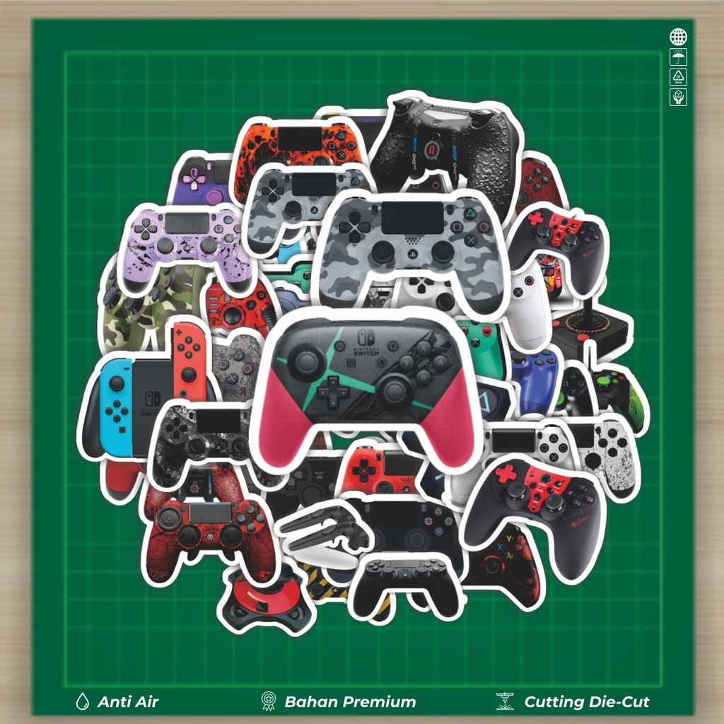 

HOT 50 PCS STIKER Stiker Gamepad Stiker Fashion Cars Decal Dingin Kartu Album Custom Vinyl Anti Air- Sticker Aesthetic Buku Journal Koper Casing HP Tablet Laptop Helm Motor Botol Minum