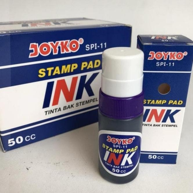 

Tinta Stempel Joyko / Stamp Pad Ink Refill Joyko 50 ml - 1 box isi 12 pcs - Hitam